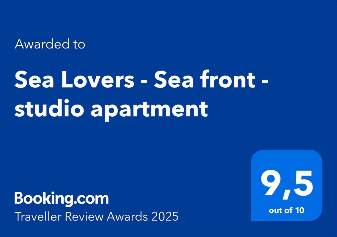 מונטה גורדו Sea Lovers - Sea Front - Studio Apartment מראה חיצוני תמונה